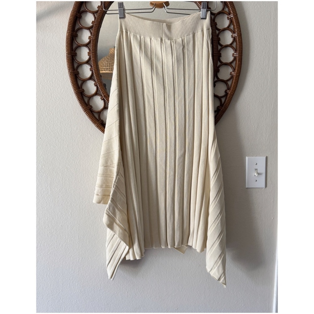 NWT Stella McCartney wide ribbed knit skirt midi size S FW23 - Picture 4 of 9